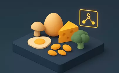 Schwefel - Nährstoff in der Ernährung - Illustration