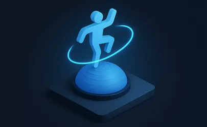 Training auf instabilen Unterlagen: Sinnvoll? - Fitness-Lexikon Illustration