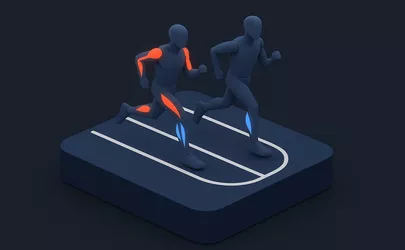 Allgemeine Ausdauer - Kategorie Fitness / Training - Illustration