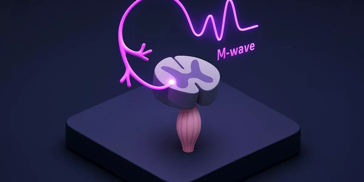 Hoffmann‑Reflex, M‑ und H‑Welle - Fitness-Lexikon Illustration