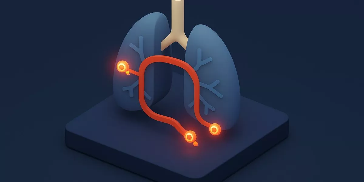 Innere Atmung - Physiologie im Fitness - Illustration
