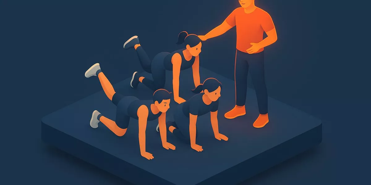 Korrektur - Fitness-Training für Trainer - Illustration