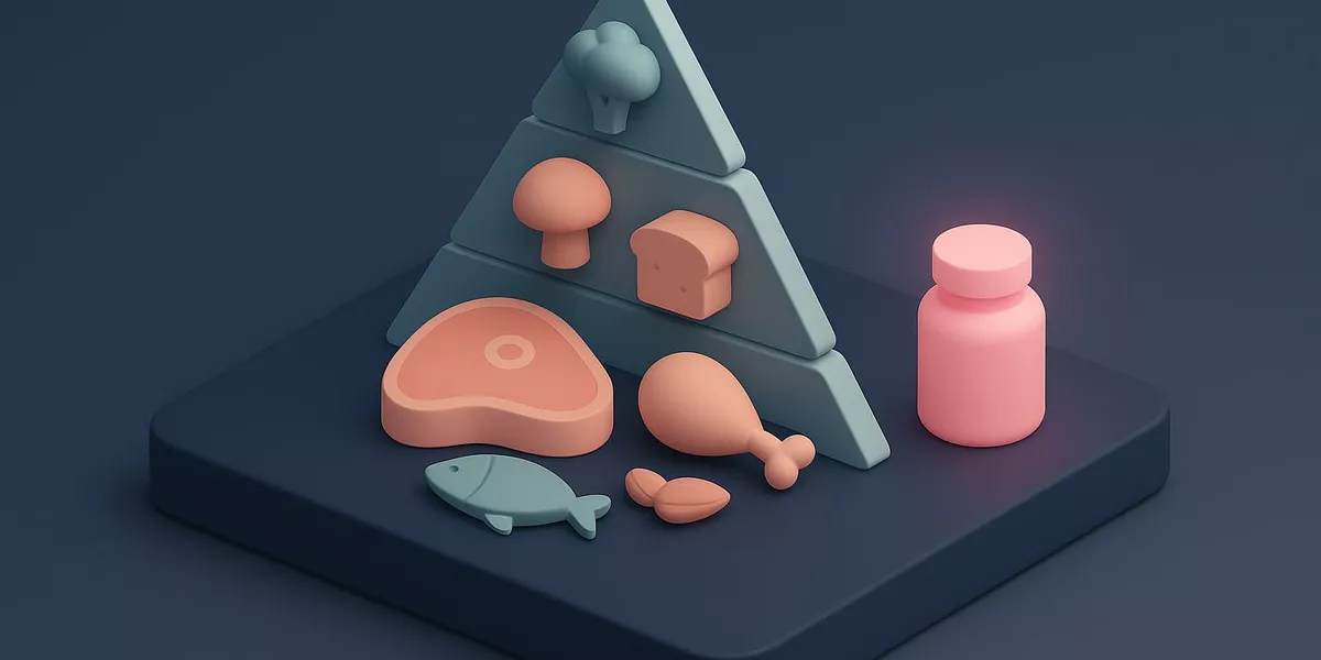 Niacin - Nährstoff in der Ernährung - Illustration
