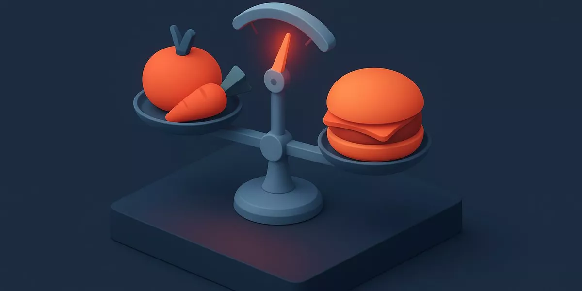 Jo-Jo Effekt - Ernährung und Gewichtsregulation - Illustration