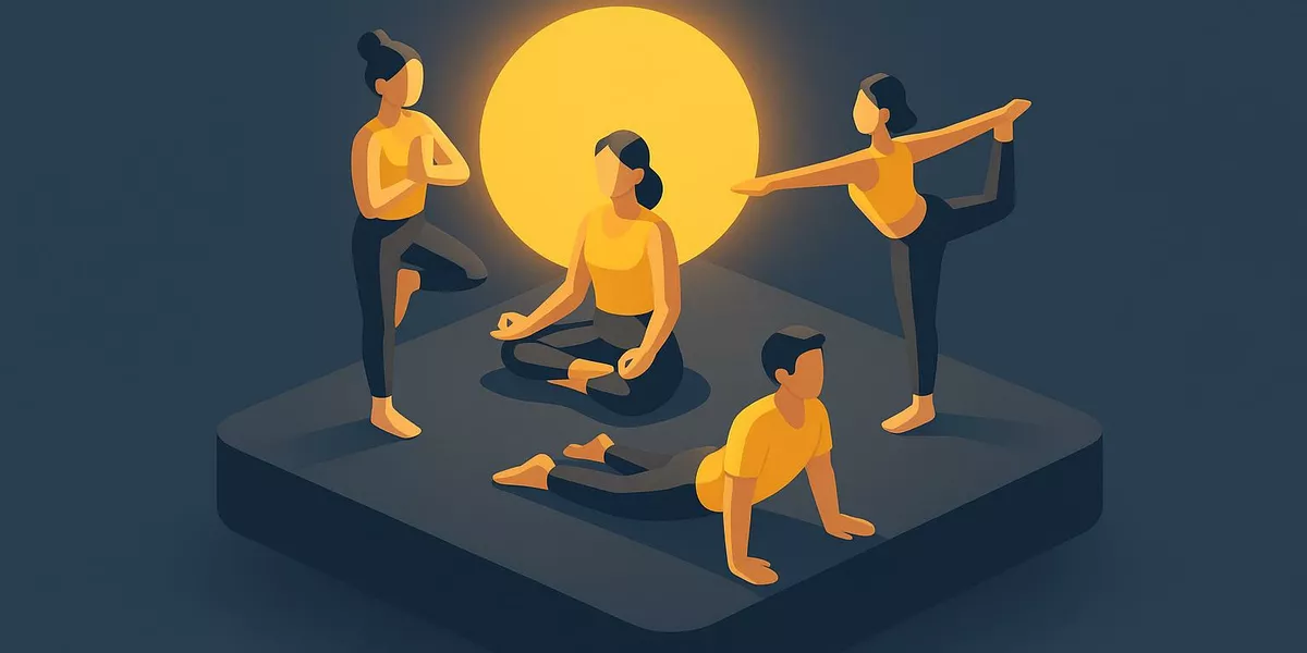 Sonnengruß - Kategorie Yoga / Asanas - Illustration
