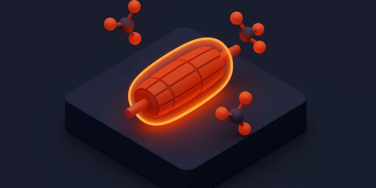 Anaerob - Energiegewinnung im Fitness - Illustration