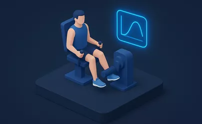 Isokinetische Kontraktion - Kategorie Fitness / Physiologie - Illustration