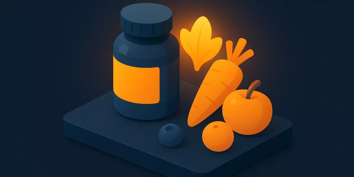Nahrungsergänzungsmittel - Kategorie Ernährung - Illustration
