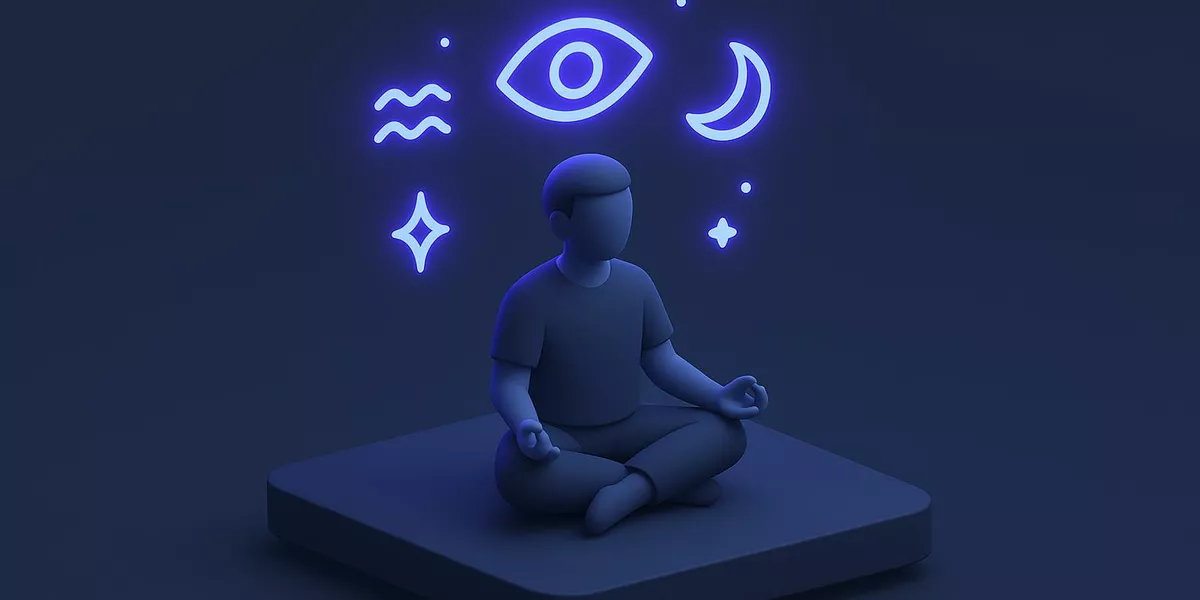 Ajna Chakra - Kategorie Yoga / Chakren - Illustration