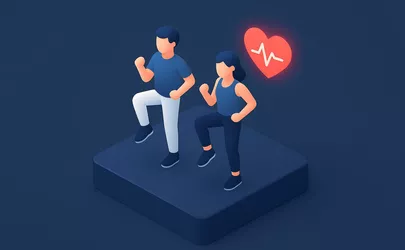Cardiophase - Herz-Kreislauf-Training im Aerobic - Illustration