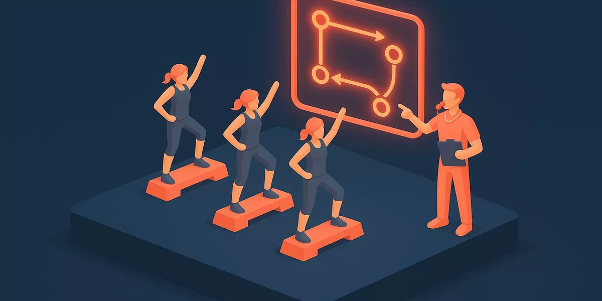 Didaktik - Methodik im Aerobic - Illustration