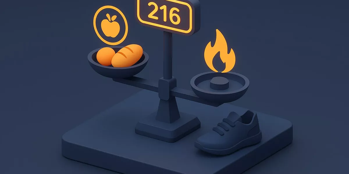 Energiebilanz - Ernährung und Stoffwechsel - Illustration