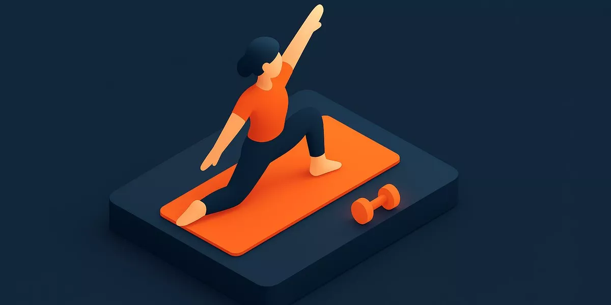 Floowork - Technik im Aerobic - Illustration