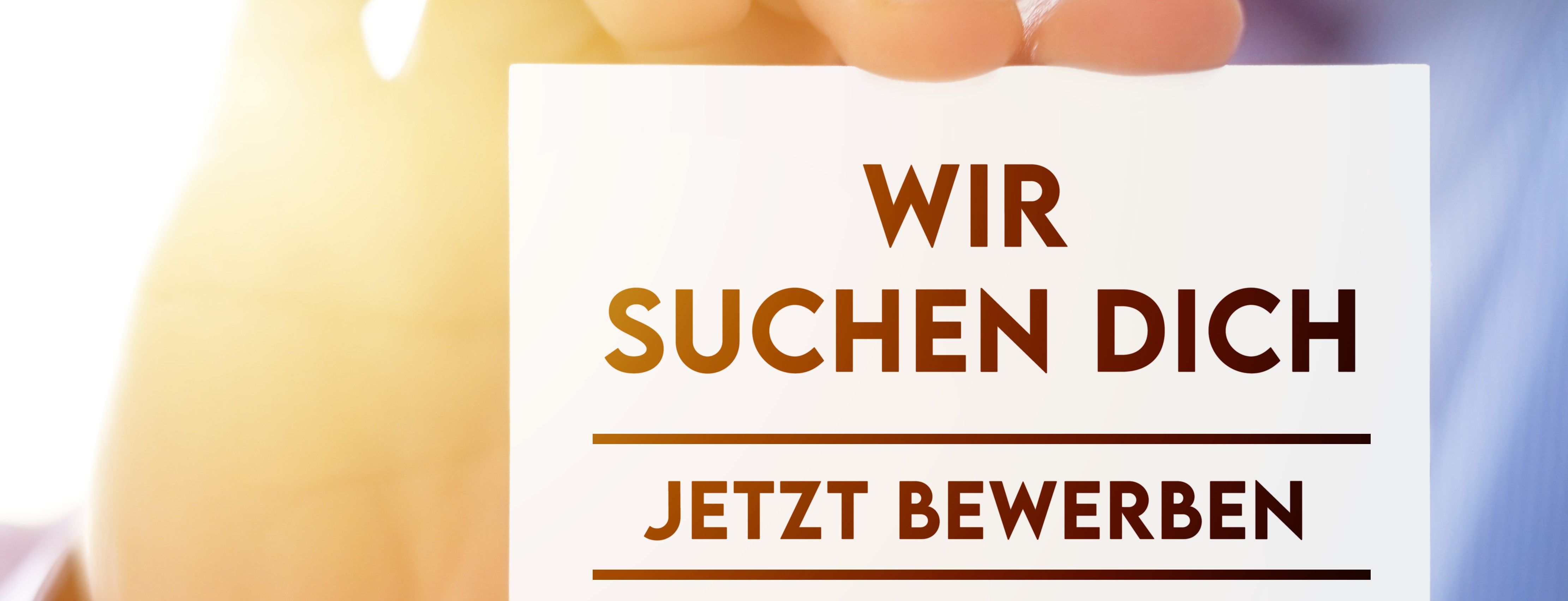 Jetzt bewerben